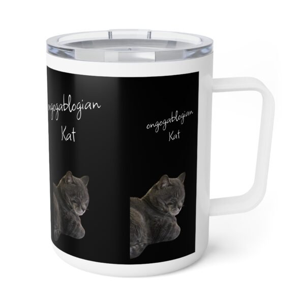 ongogablogian Kat Insulated Coffee Mug, 10oz