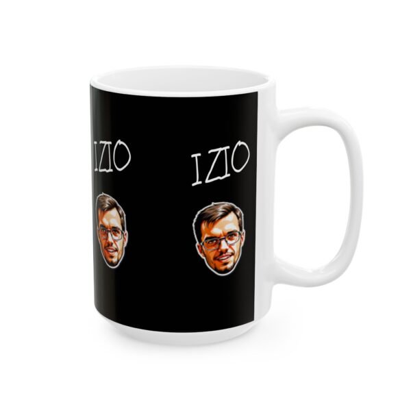 Personalized IZIO Ceramic Mug: Fun Black Coffee Cup for Friends & Family - Image 4