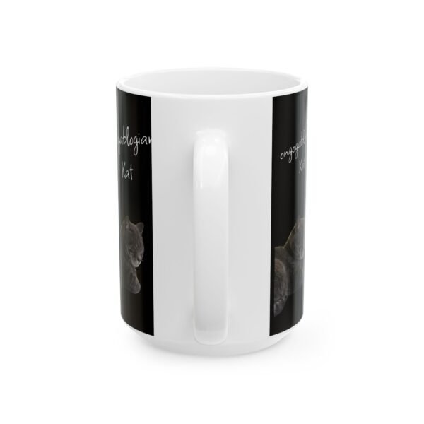 ongogablogian Kat Personalized IZO Ceramic Mug - Fun Black Coffee Cup for Friends & Family - Image 2